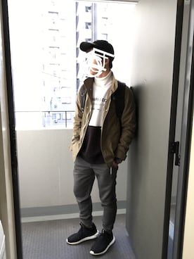 Focusさん（メンズ・168cm）の冬コーディネート