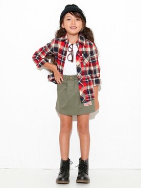ANAP KIDS Officialさん(キッズ・110cm)の秋コーディネート
