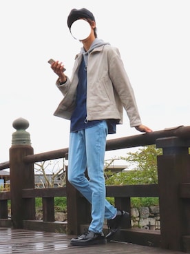 「URBAN RESEARCH（アーバンリサーチ）のアイテム（その他シューズ）」を使った、ぼーんさん（メンズ・178cm）の春コーディネート