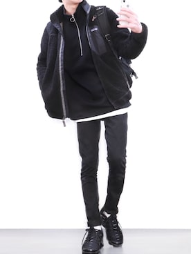 ぼーんさん（メンズ・178cm）の冬コーディネート
