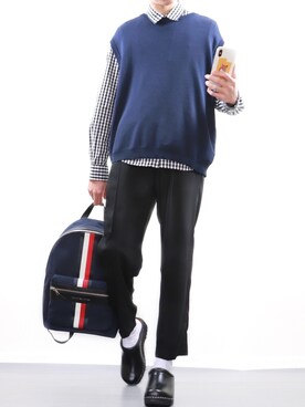 ぼーんさん（メンズ・178cm）の春コーディネート