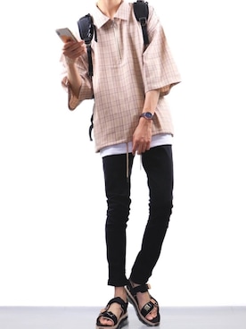 ぼーんさん（メンズ・178cm）の夏コーディネート