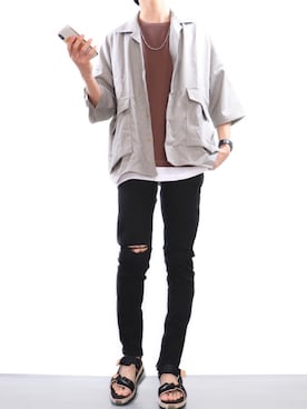 ぼーんさん（メンズ・178cm）の夏コーディネート