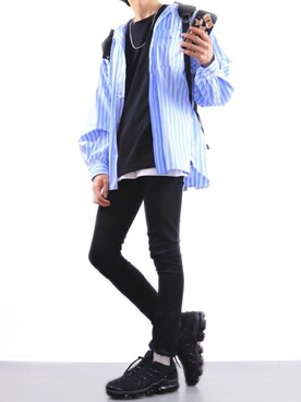 「ハイテクスニーカー」｜ぼーんさん（メンズ・178cm・20代）の秋コーディネート