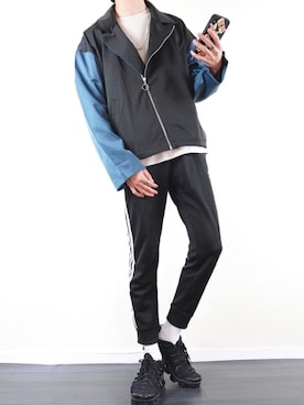 「ハイテクスニーカー」｜ぼーんさん（メンズ・178cm・20代）の秋コーディネート