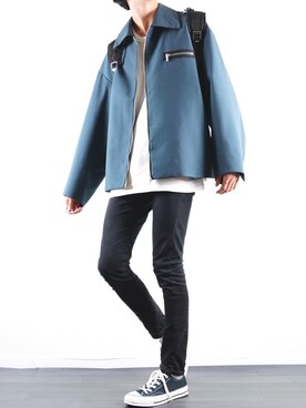 「ct70」｜「アイテム（ブルゾン）」を使った、ぼーんさん（メンズ・178cm）の秋コーディネート