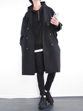「新年一発目」｜「アイテム（チェスターコート）」を使った、ぼーんさん（メンズ・178cm）の冬コーディネート