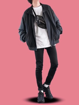 「Herden（ハーデン）のアイテム（その他アウター）」を使った、ぼーんさん（メンズ・178cm）の春コーディネート