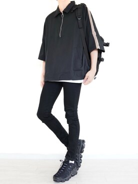 「ハイテクスニーカー」｜ぼーんさん（メンズ・178cm・20代）の春コーディネート