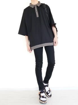 「UNITED TOKYO（ユナイテッドトウキョウ）のエアマルチソールサンダル（サンダル）」を使った、ぼーんさん（メンズ・178cm）の春コーディネート