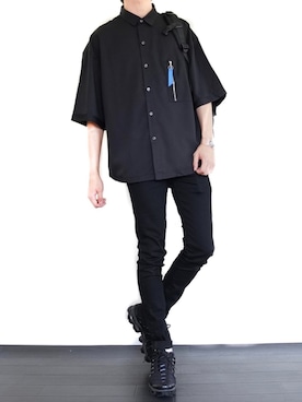 「ハイテクスニーカー」｜ぼーんさん（メンズ・178cm・20代）の春コーディネート