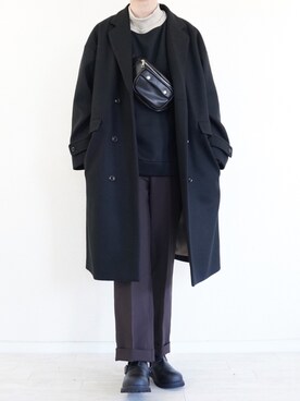 「melt.（メルト）のアイテム（バッグ）」を使った、ぼーんさん（メンズ・178cm）の秋コーディネート