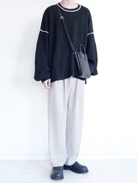 「melt.（メルト）のアイテム（バッグ）」を使った、ぼーんさん（メンズ・178cm）の春コーディネート