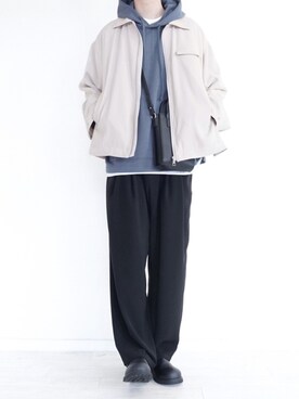 「melt.（メルト）のアイテム（バッグ）」を使った、ぼーんさん（メンズ・178cm）の春コーディネート