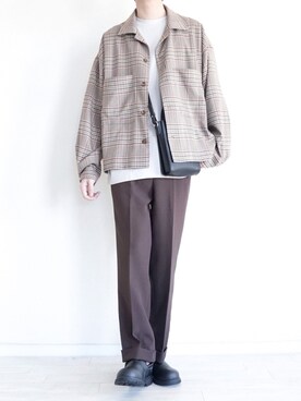 「melt.（メルト）のアイテム（バッグ）」を使った、ぼーんさん（メンズ・178cm）の春コーディネート