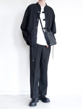 「melt.（メルト）のアイテム（バッグ）」を使った、ぼーんさん（メンズ・178cm）の春コーディネート