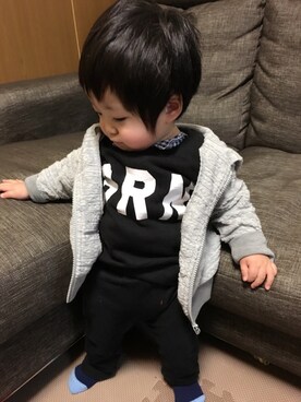 つよぽんさん（キッズ・80cm）の春コーディネート