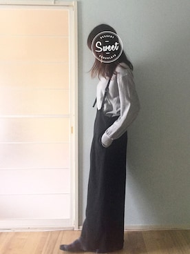 「LEPSIM（レプシィム）のアイテム（サロペット/オーバーオール）」を使った、annさん（レディース・165cm）の秋コーディネート
