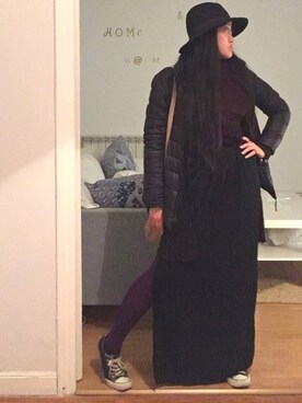 「ATMOSPHERE（アトモスフィア）のアイテム」を使った、パーティさん（レディース・168cm）の春コーディネート