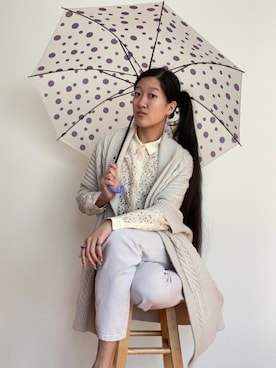 「FOREVER 21（フォーエバー トゥエンティーワン）のアイテム（リング）」を使った、パーティさん（レディース・168cm）の冬コーディネート