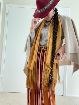 「sonoma（ソノマ）のアイテム」を使った、パーティさん（レディース・168cm）の春コーディネート