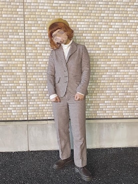 「ドレスコード」｜「アイテム（ジャケット/アウター）」を使った、あーりんさん（レディース・155cm）の春コーディネート