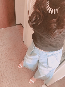 「ショッピング」｜「アイテム（その他トップス）」を使った、H I K A R Uさん（レディース・165cm）の夏コーディネート