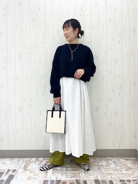 「2wayワンピース」｜「アイテム（アクセサリー）」を使った、\seedoo/さん（レディース・162cm）の冬コーディネート