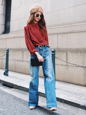 Akaneさん（レディース・163cm）の春コーディネート