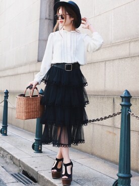 Akaneさん（レディース・163cm）の春コーディネート