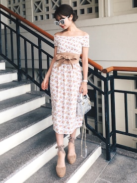 Akaneさん（レディース・163cm）の夏コーディネート