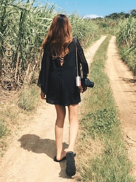 「GRL（グレイル）のアイテム（ピアス（両耳用））」を使った、Akaneさん（レディース・163cm）の秋コーディネート