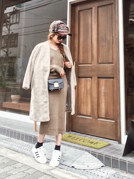 Akaneさん（レディース・163cm）の冬コーディネート