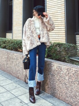 Akaneさん(レディース・163cm)の冬コーディネート