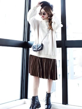 Akaneさん(レディース・163cm)の冬コーディネート