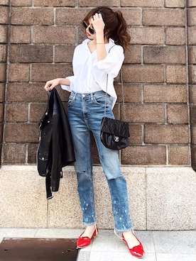 Akaneさん（レディース・163cm）の春コーディネート