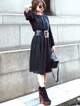 「madder vintage」｜Akaneさん（レディース・163cm）の春コーディネート