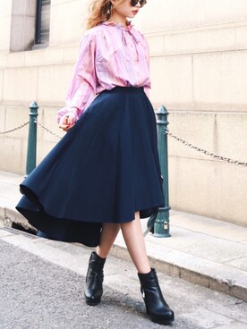 「madder vintage」｜Akaneさん（レディース・163cm）の春コーディネート