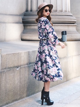 「madder vintage」｜Akaneさん（レディース・163cm）の春コーディネート