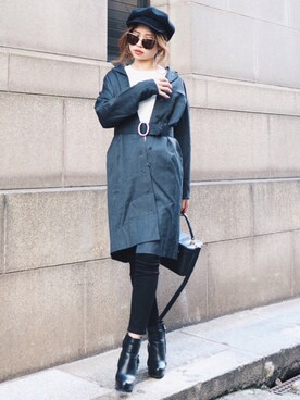 「madder vintage」｜Akaneさん（レディース・163cm）の春コーディネート