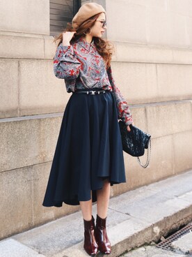 「madder vintage」｜Akaneさん（レディース・163cm）の春コーディネート