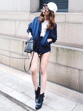 「madder vintage」｜Akaneさん（レディース・163cm）の春コーディネート