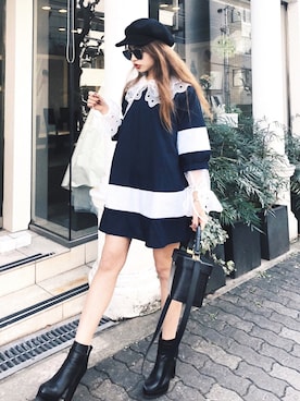 「madder vintage」｜Akaneさん（レディース・163cm）の春コーディネート