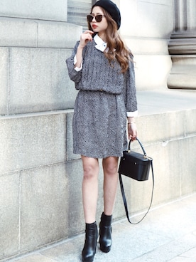 「madder vintage」｜Akaneさん（レディース・163cm）の春コーディネート