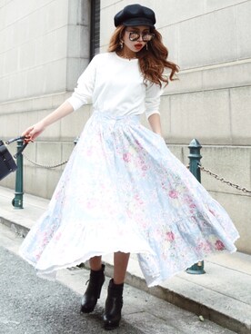 「madder vintage」｜Akaneさん（レディース・163cm）の春コーディネート