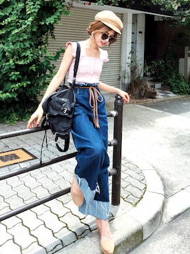 Akaneさん（レディース・163cm）の夏コーディネート