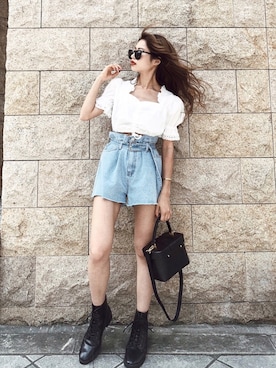 Akaneさん(レディース・163cm)の夏コーディネート