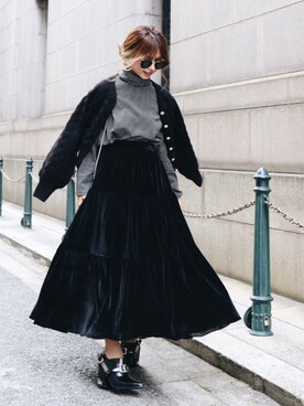 「シンプルおしゃれが好き」｜Akaneさん（レディース・163cm）の秋コーディネート