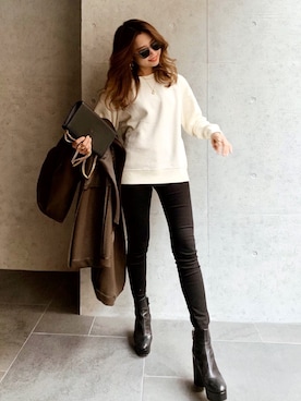 Akaneさん（レディース・163cm）の冬コーディネート