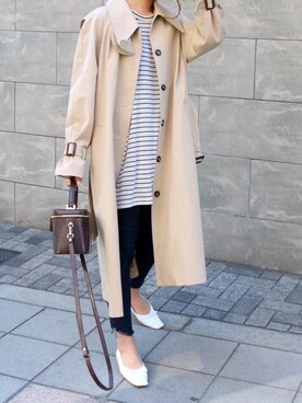 「madder vintage」｜「アイテム（バレエシューズ）」を使った、Akaneさん（レディース・163cm）の春コーディネート